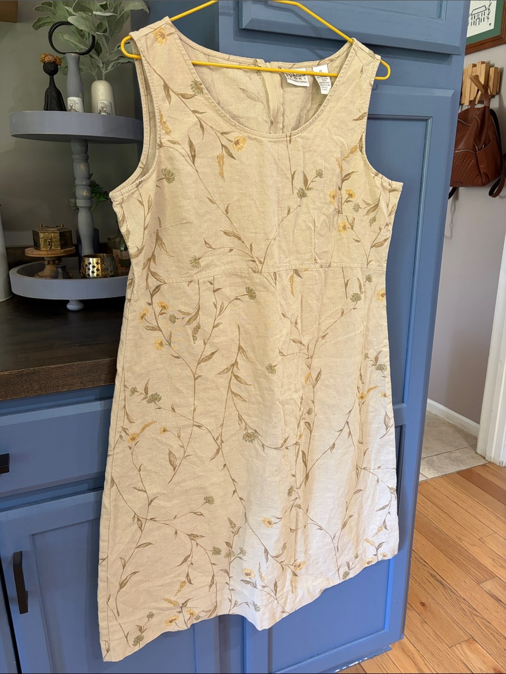 Liz Claiborne Linen Blend Floral Dress